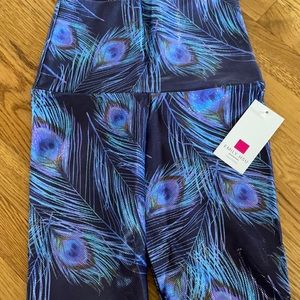 Emily Hsu Peacock Sparkle Leggings